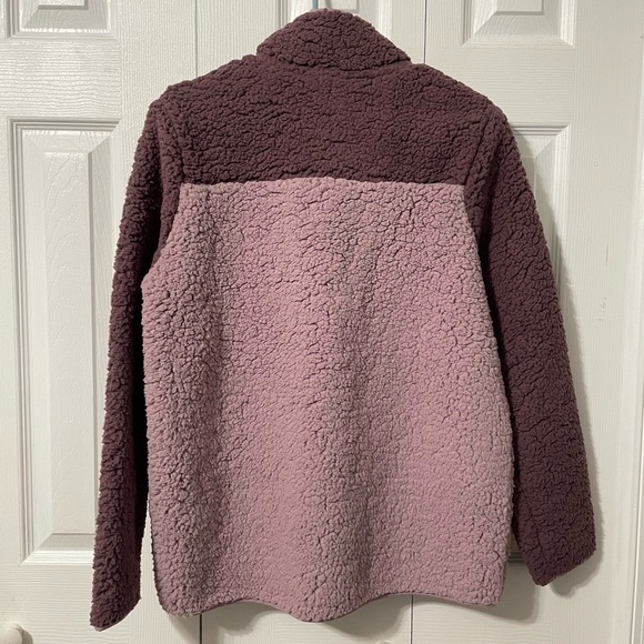 32 Degrees NWT Women's Sherpa Mock-Neck Sweatshirt Jacket size Medium - Picture 6 of 8